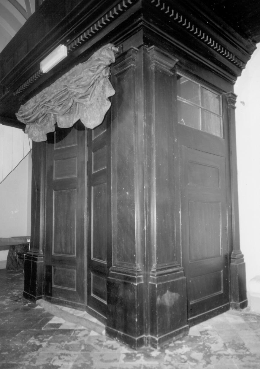 bussola d'ingresso, opera isolata - bottega piemontese (prima metà sec. XIX)