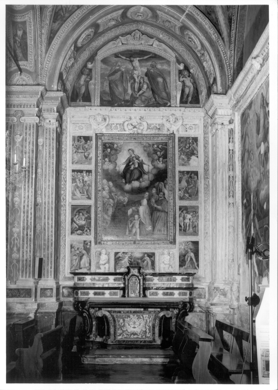 misteri del rosario (dipinto murale, ciclo) di Della Rovere Giovanni Mauro detto Fiamminghino (inizio sec. XVII)