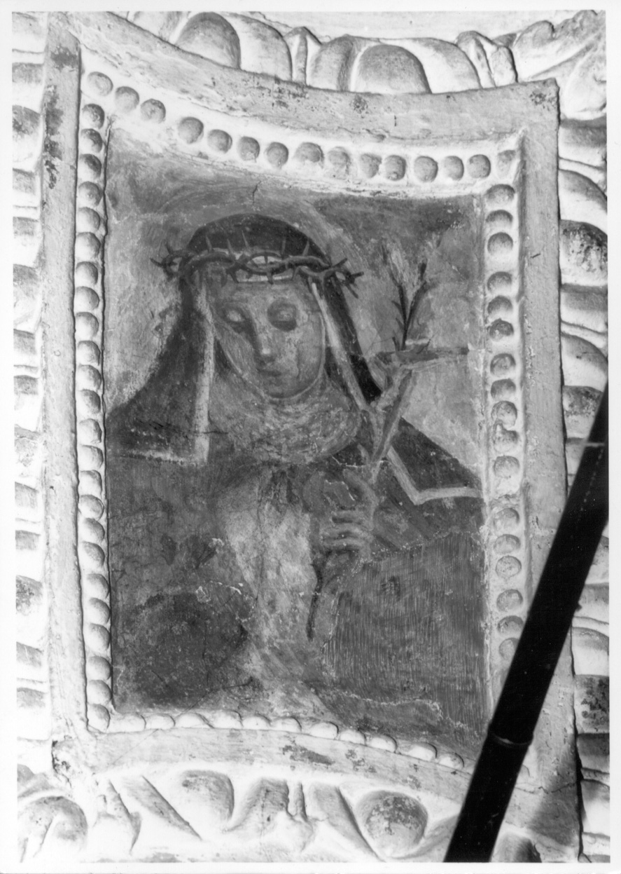 Santa Caterina da Siena (dipinto murale, elemento d'insieme) di Della Rovere Giovanni Mauro detto Fiamminghino (e aiuti) (inizio sec. XVII)
