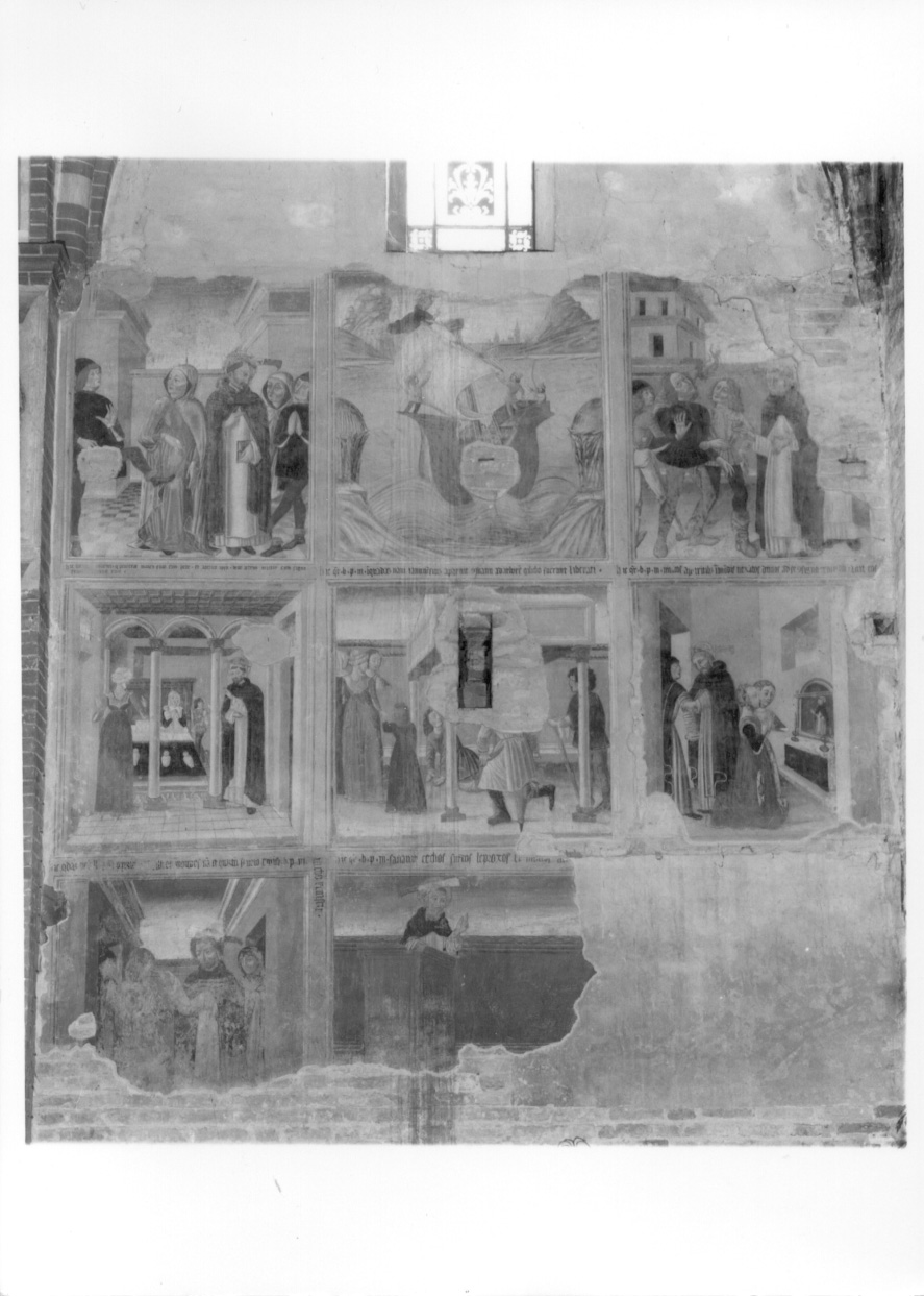 storie della vita di San Pietro martire (dipinto murale, ciclo) - ambito lombardo (seconda metà sec. XV)
