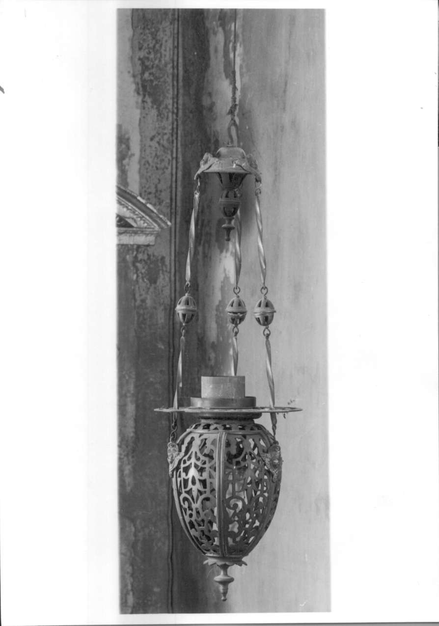 lampada pensile, opera isolata - ambito piemontese (primo quarto sec. XX)