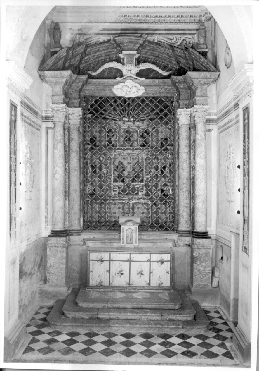 altare - a edicola, opera isolata - ambito piemontese (inizio, ultimo quarto sec. XVII, sec. XVIII)