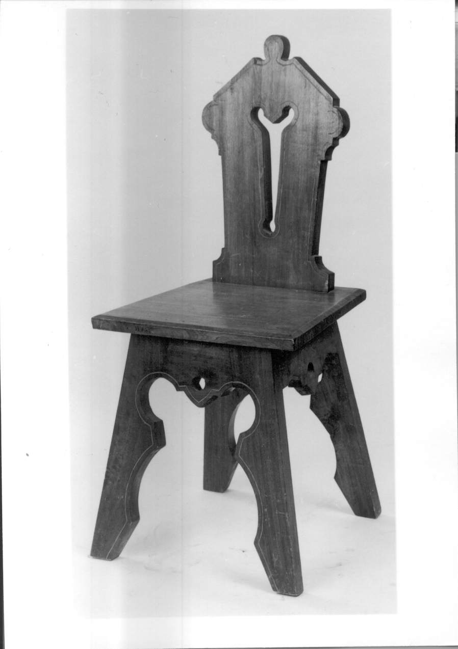sedia, serie - ambito piemontese (fine/ inizio secc. XIX/ XX)