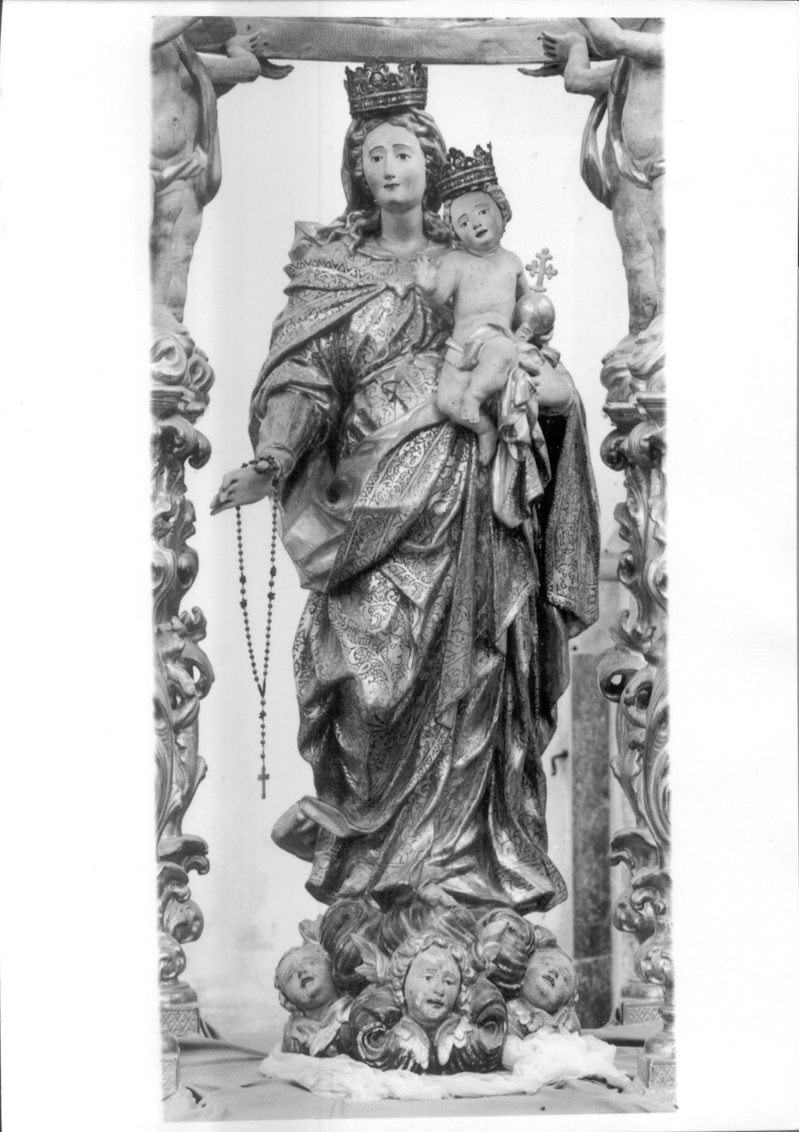 Madonna del Rosario (statua processionale, opera isolata) - ambito alessandrino (?) (prima metà sec. XVIII)