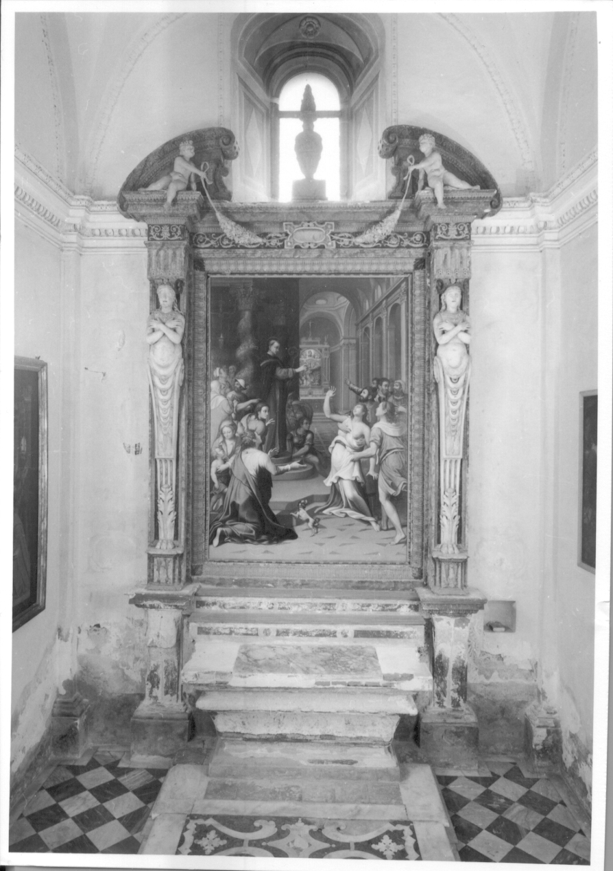 altare - a edicola, opera isolata - ambito piemontese (terzo quarto sec. XVII)