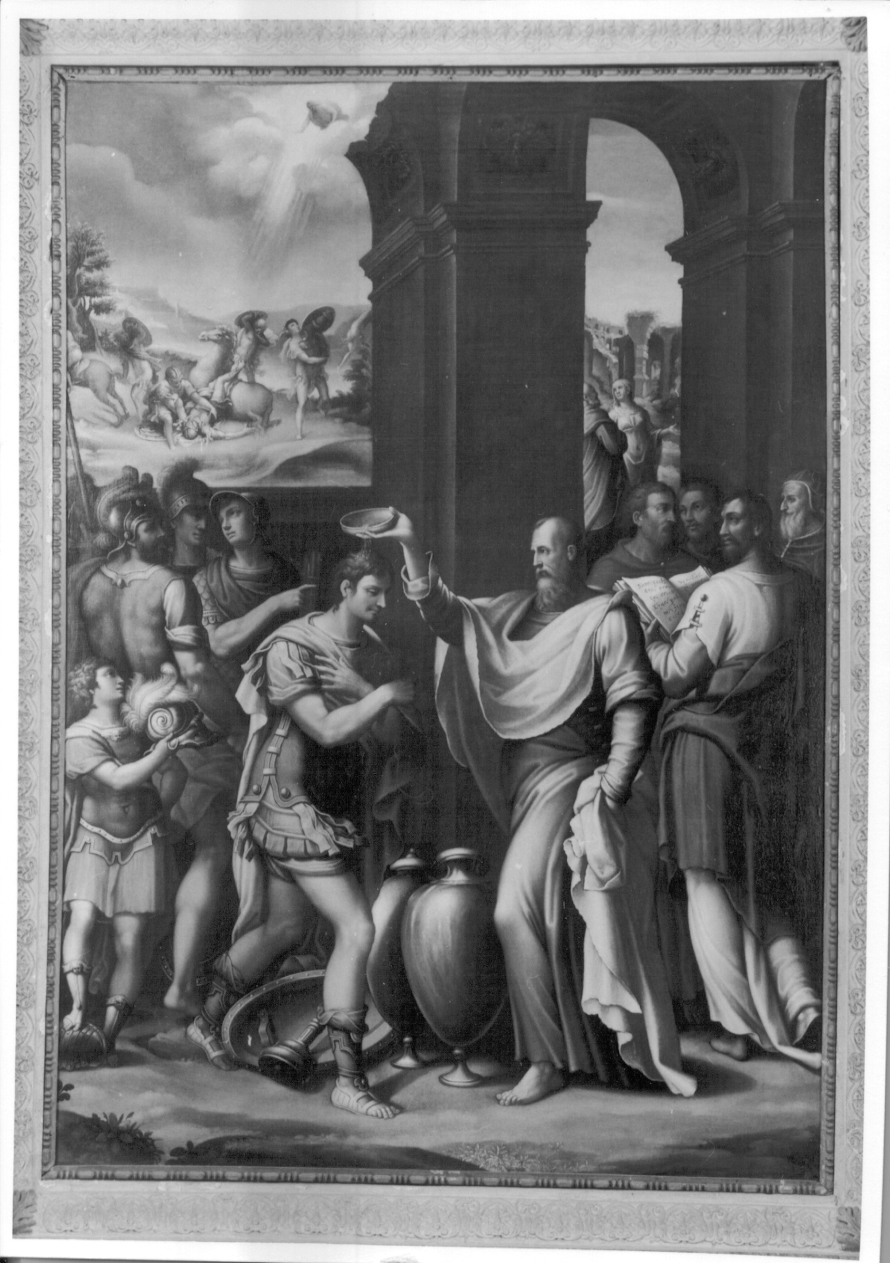 battesimo di San Paolo (dipinto, opera isolata) - ambito romano (ultimo quarto sec. XVI)