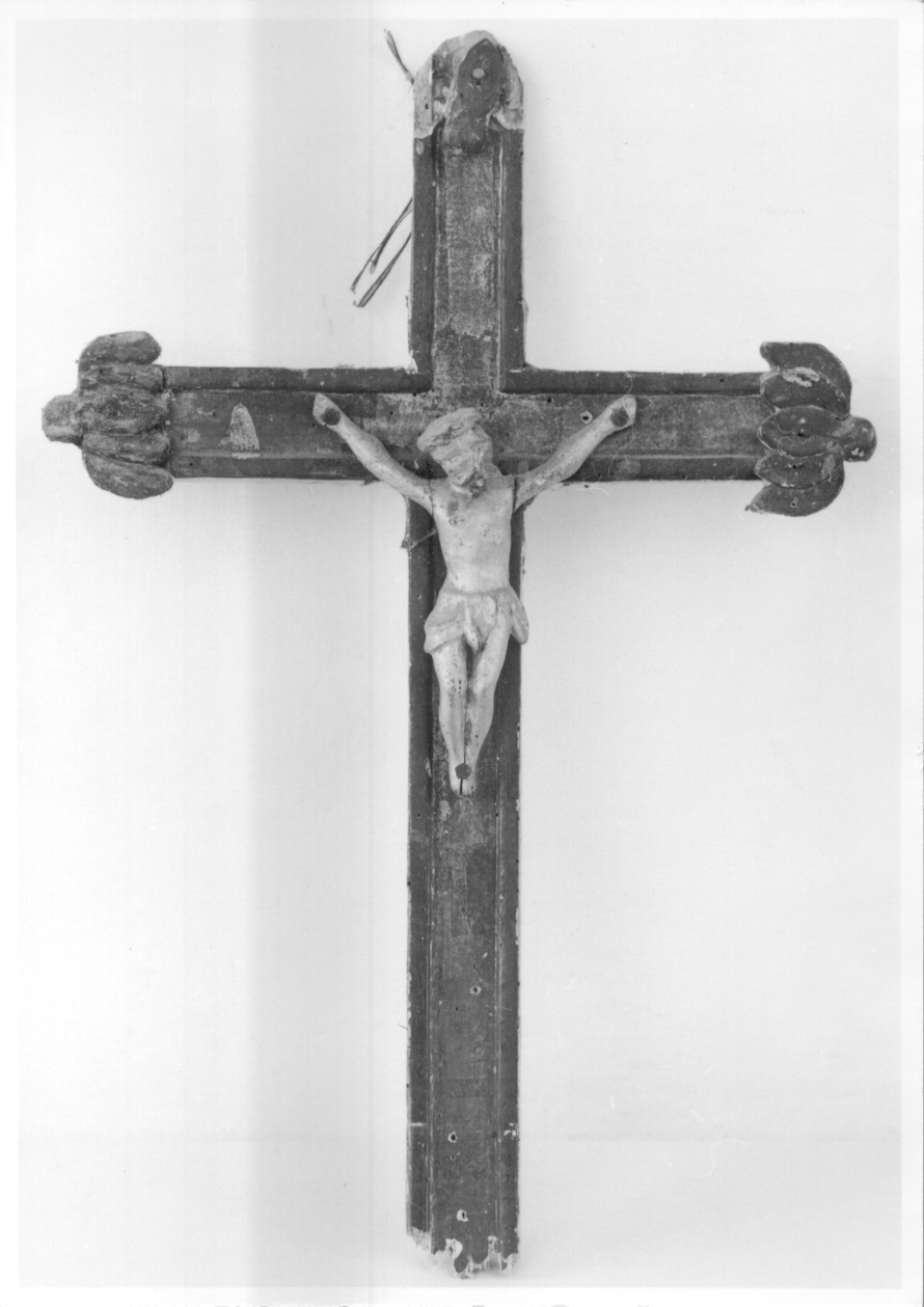 Cristo crocifisso (crocifisso, opera isolata) - ambito piemontese (sec. XVII)