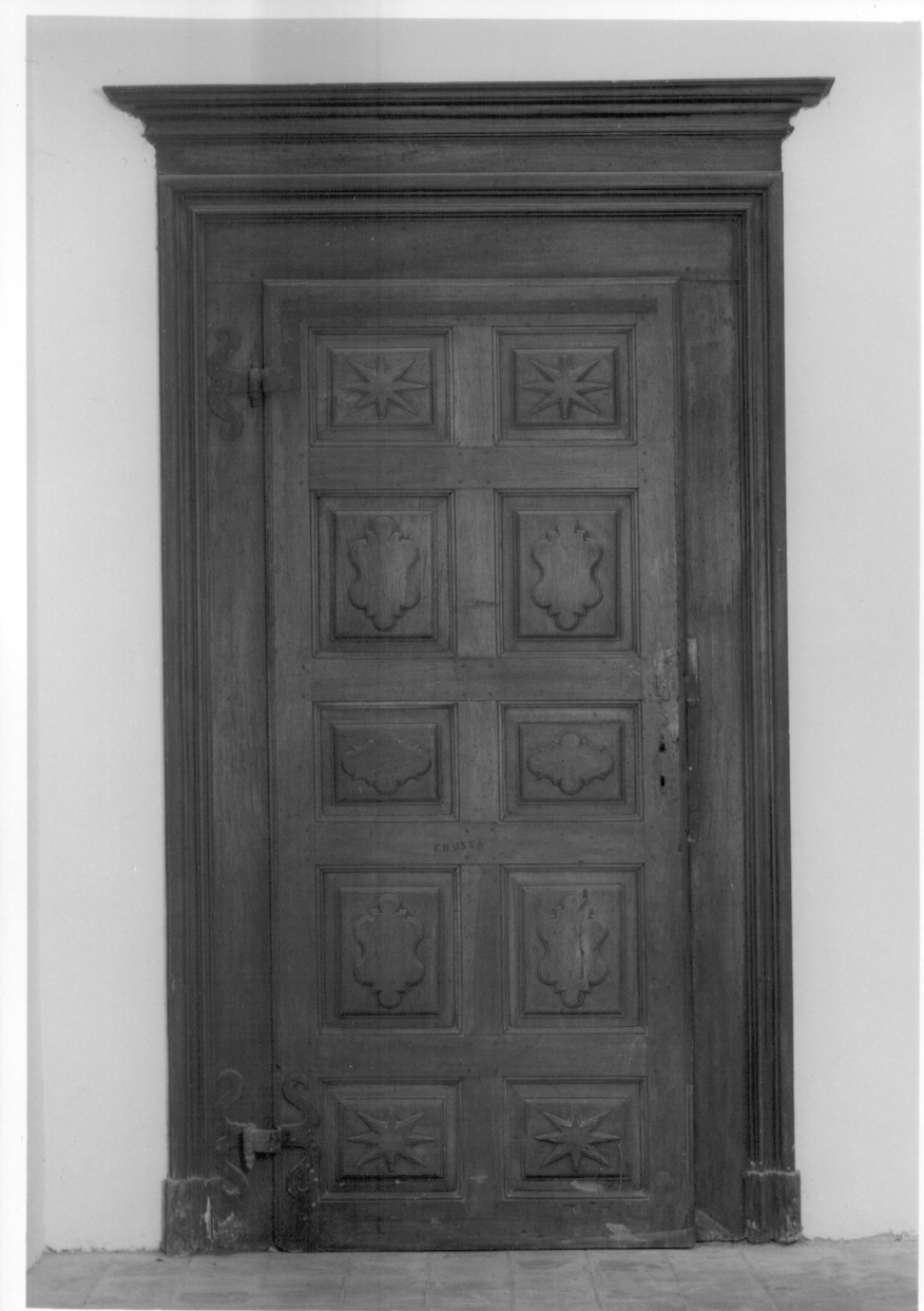 porta, opera isolata - bottega piemontese (seconda metà sec. XVIII)