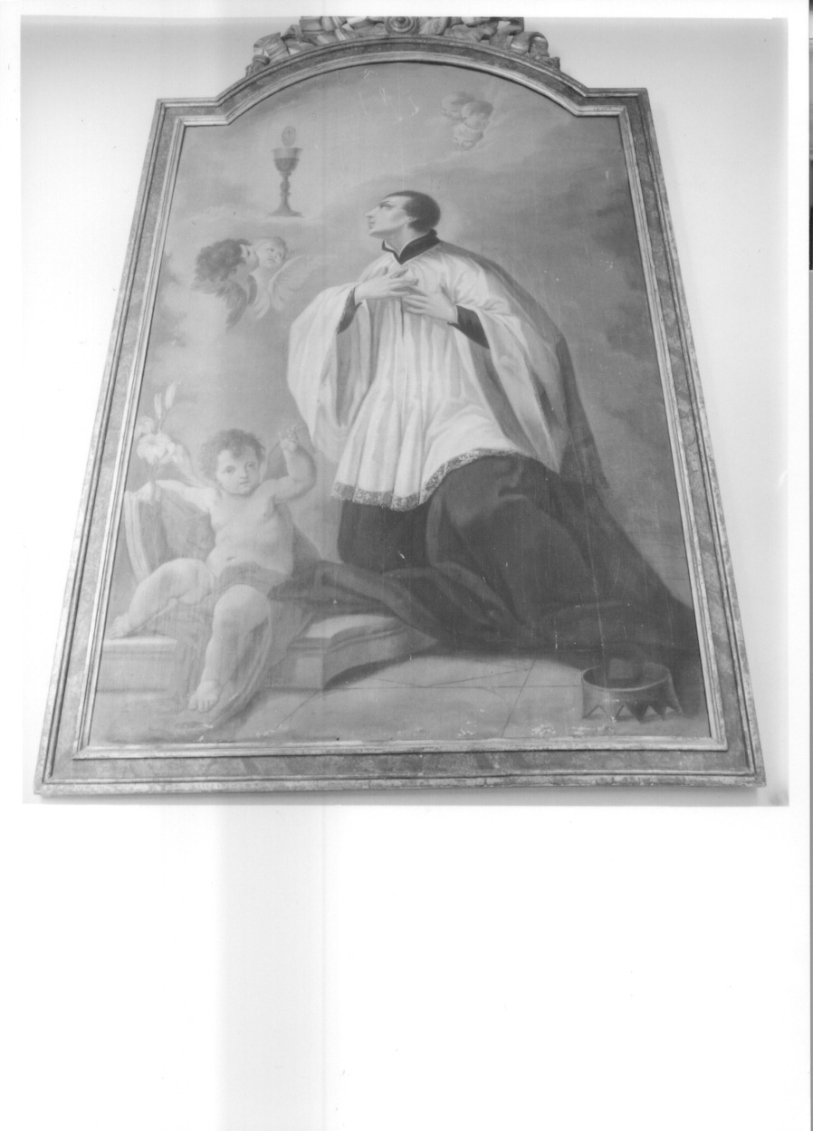 SAN LUIGI GONZAGA (dipinto, opera isolata) di Montalini Pietro (primo quarto sec. XIX)