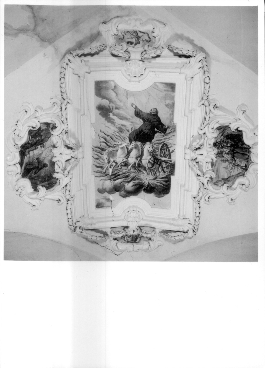 cornice a impostazione architettonica di dipinto, opera isolata - bottega piemontese (metà sec. XVIII)