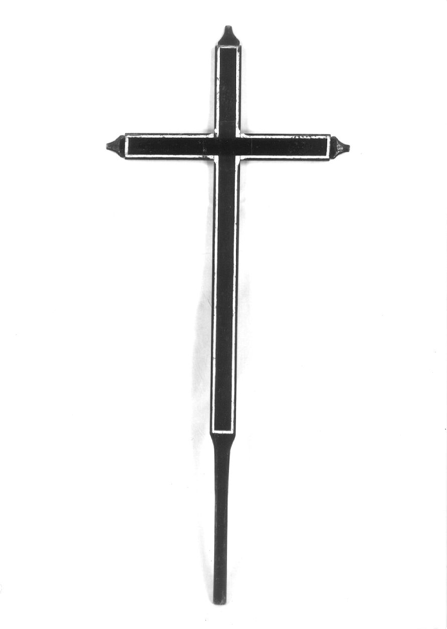 croce processionale, opera isolata di Minoja Giovanni (sec. XIX)