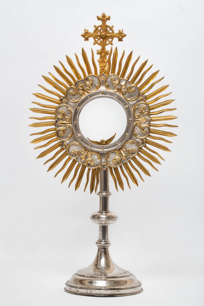 ostensorio, opera isolata - ambito veneto (fine XVIII)