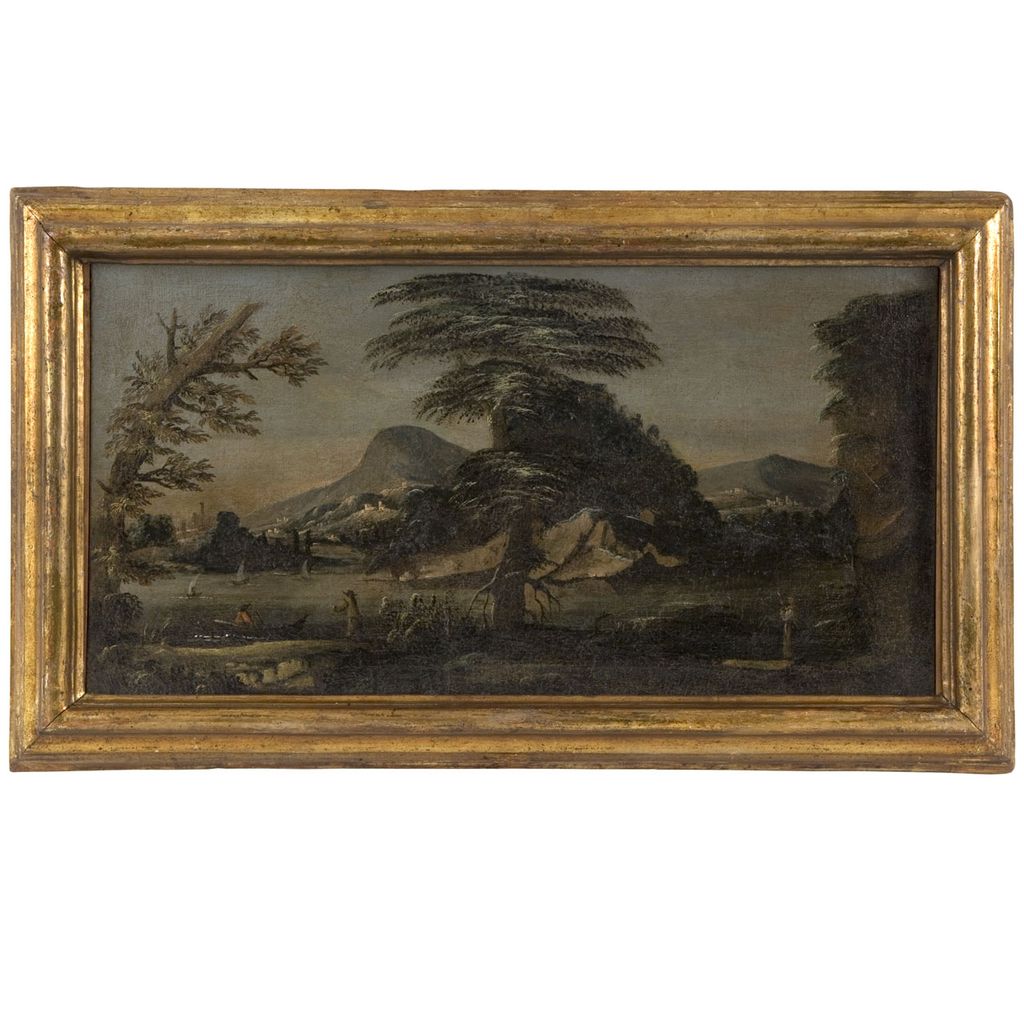 paesaggio (dipinto) - ambito italiano (sec. XVII)