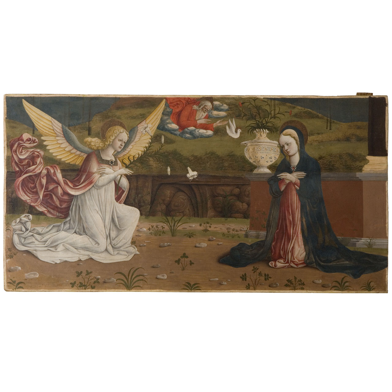 Annunciazione (dipinto) di Girolamo da Cremona (sec. XV)
