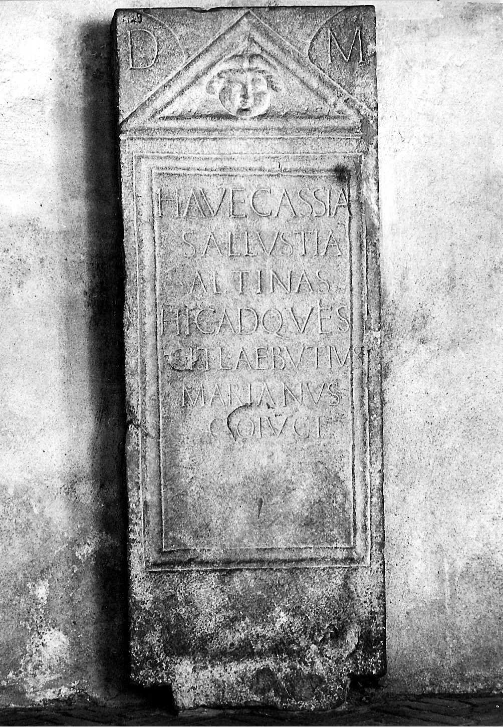 stele funeraria, opera isolata - produzione Italia settentrionale (sec. II)