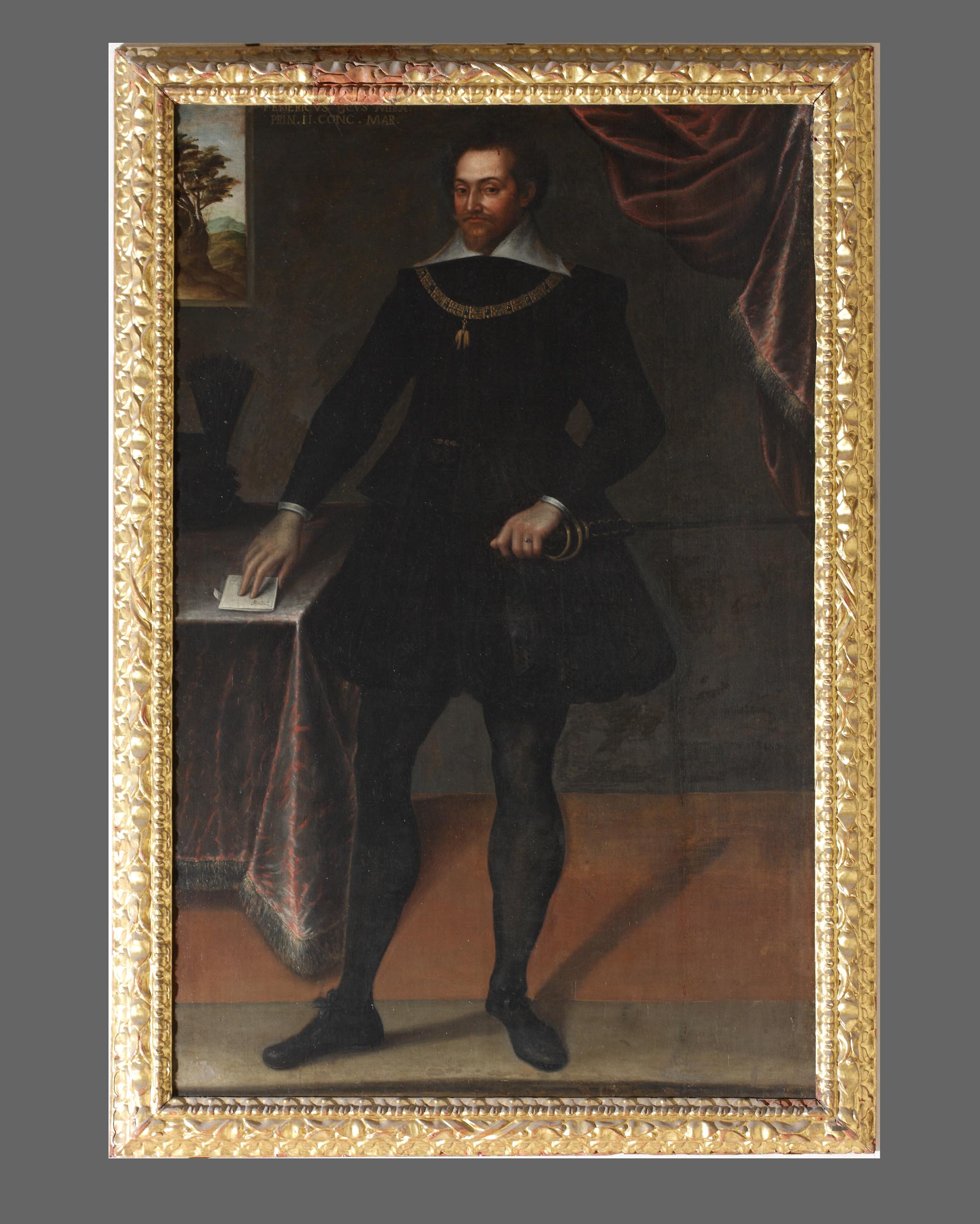 ritratto di Federico II Pico (dipinto, opera isolata) di Peranda Santo (e aiuti) (sec. XVII)