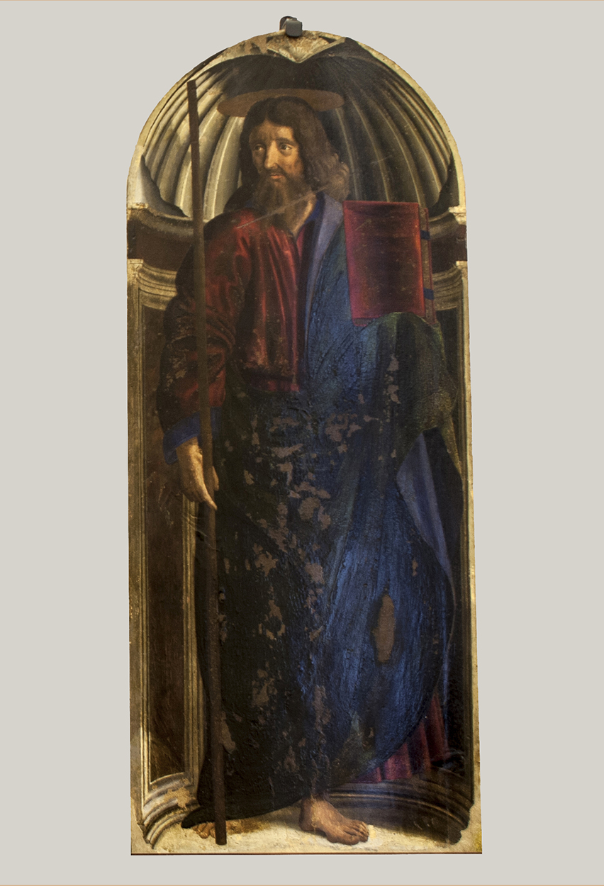 San Filippo (dipinto, elemento d'insieme) di Santi Giovanni (attribuito) - ambito marchigiano (seconda metà sec. XV)