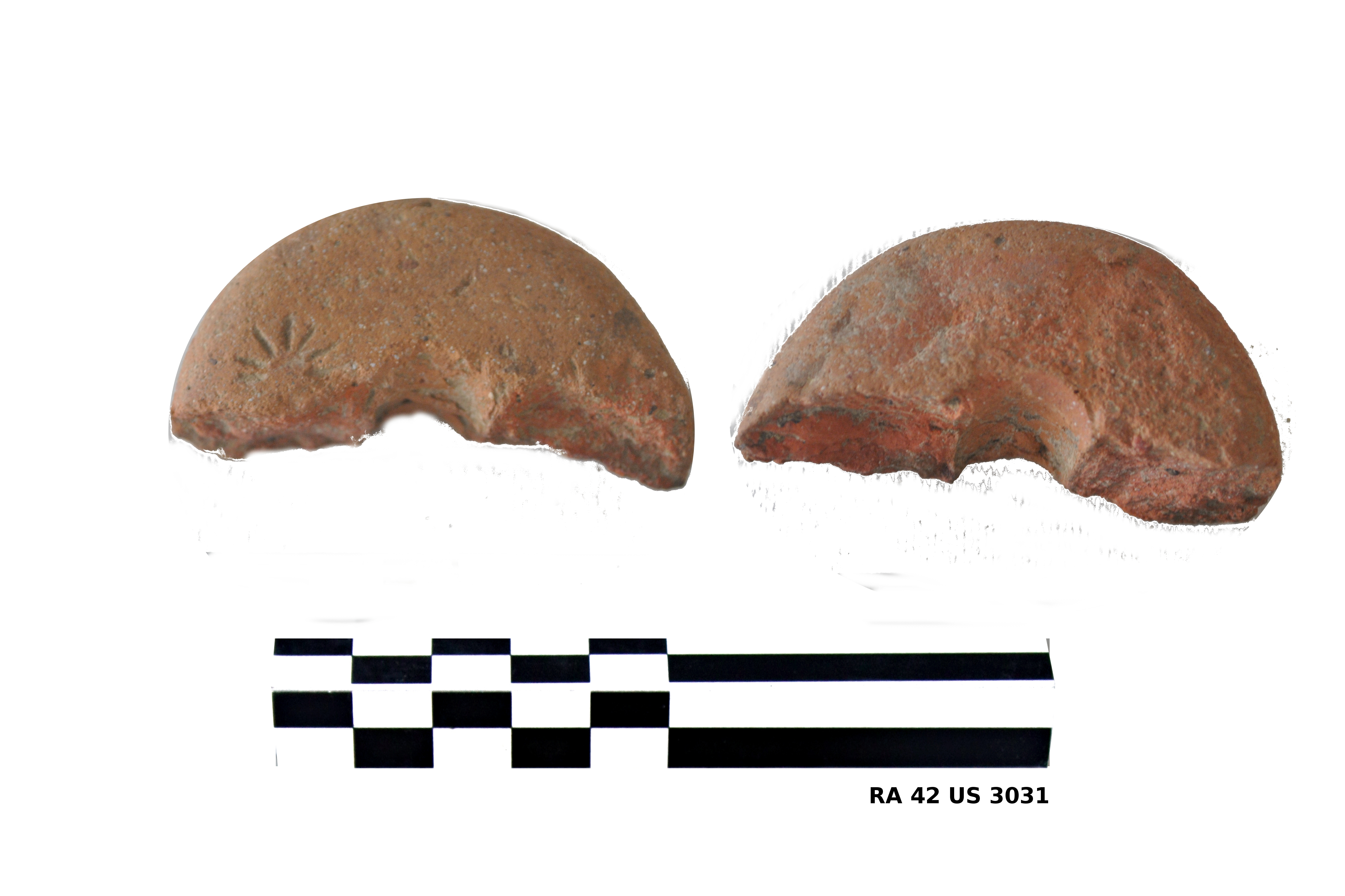 peso, Peso fittile di forma lenticolare - magno-greco (metà/ metà III a.C)