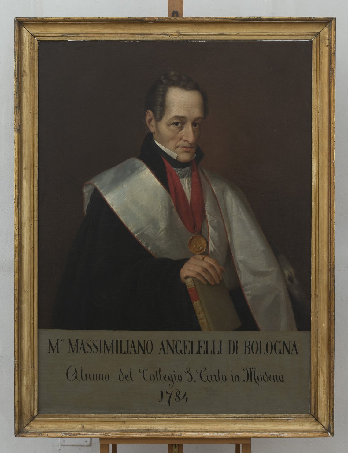 Ritratto di Massimiliano Francesco Angelelli (dipinto) - ambito modenese (inizio sec. XX)