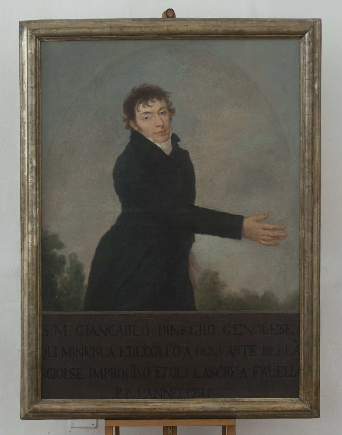 Ritratto di Giancarlo Dinegro (dipinto) di Verni Antonio (attribuito) (sec. XVIII)