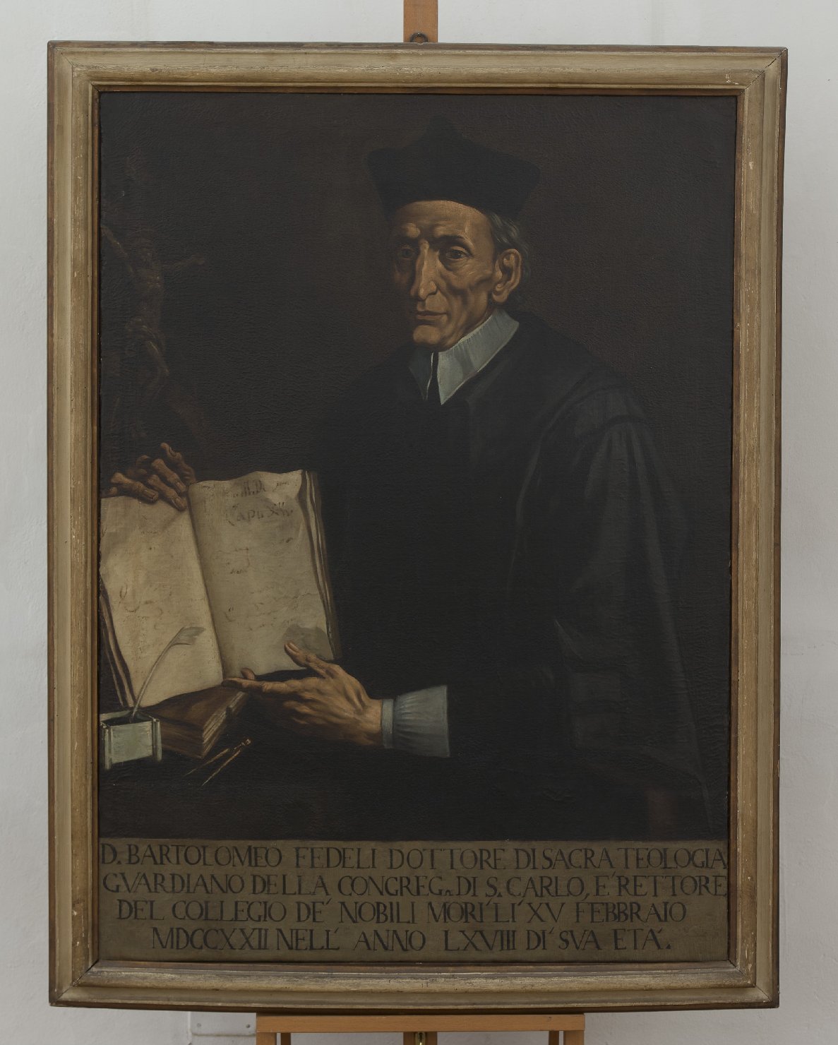 Ritratto di Bartolomeo Fedeli (dipinto) - ambito modenese (sec. XVIII)
