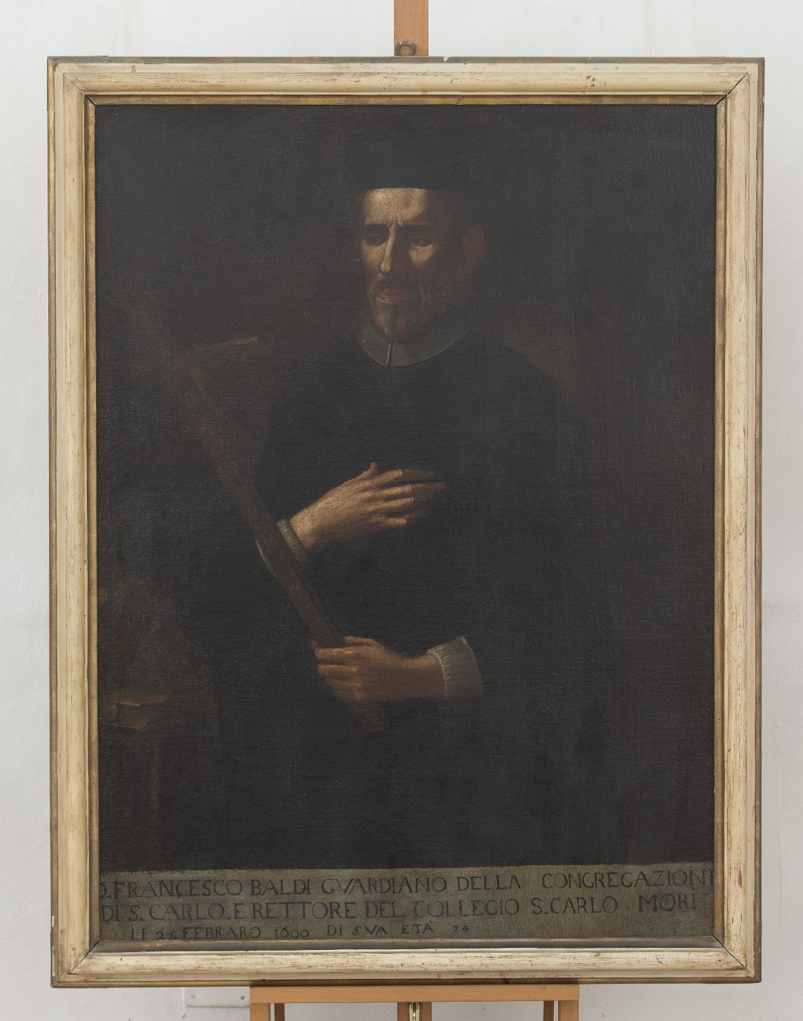 Ritratto di don Francesco Baldi (dipinto) - ambito modenese (sec. XVII)