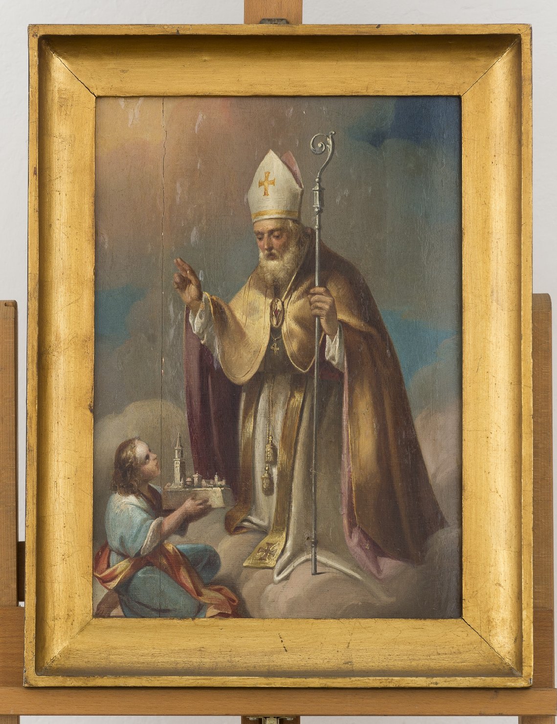 San Geminiano orante (dipinto) - ambito modenese (inizio sec. XIX)