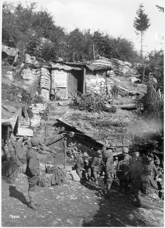 Val d'Astico - Val d'Assa - 1° linee - 1918 (positivo) di Marzocchi, Luigi (primo quarto XX)