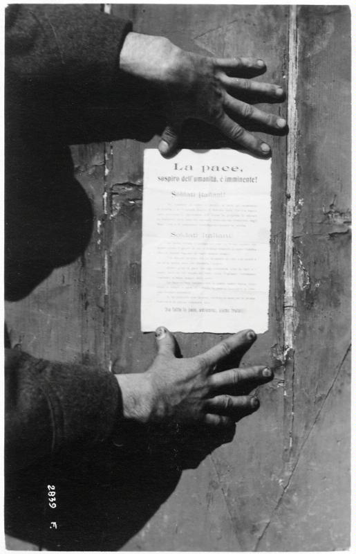 Piave - Manifestini - 1918 (positivo) di Marzocchi, Luigi (primo quarto XX)