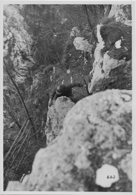 Monte Cengio - fiumi - Astico - salite - costoni - 1918 (positivo) di Marzocchi, Luigi (primo quarto XX)