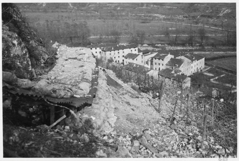 Valdastico - Barcarola - macerie - prime linee - 1918 (positivo) di Marzocchi, Luigi (primo quarto XX)