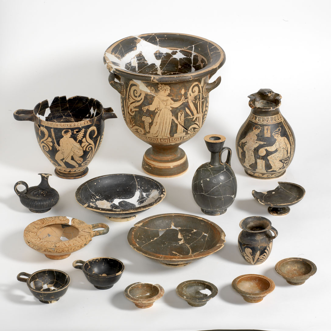 motivi vegetali (lekythos/ aryballica) (metà IV a.C)