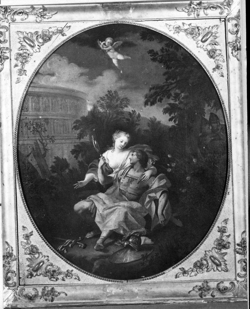 Rinaldo tra le braccia di Armida (dipinto) - ambito piemontese (sec. XVIII)