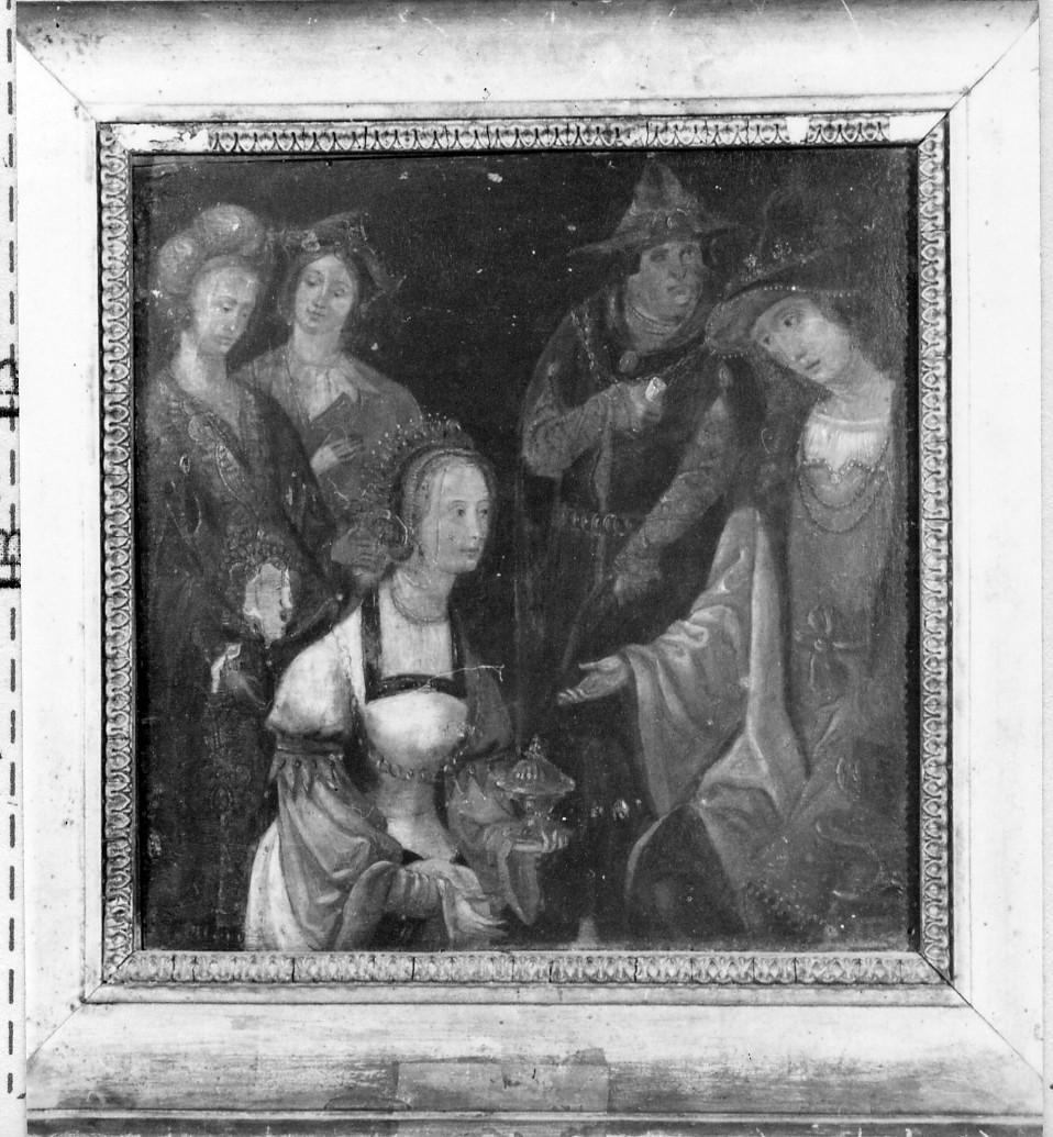 una dama e un principe (dipinto) di De Bles Hendrick Met detto Civetta (scuola) (prima metà sec. XVI)