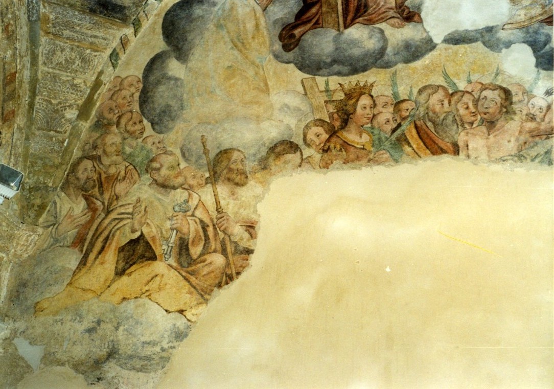 Santi apostoli e martiri (dipinto, ciclo) di Ruffino Gerolamo (attribuito) (prima metà sec. XVIII)