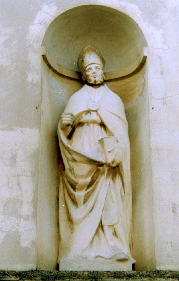 Sant'Agostino (statua) di Pulli Elio (prima metà sec. XX)