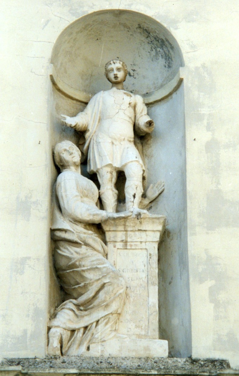 San Quirico e Santa Giuditta (scultura) di Cano Antonio (secondo quarto sec. XIX)