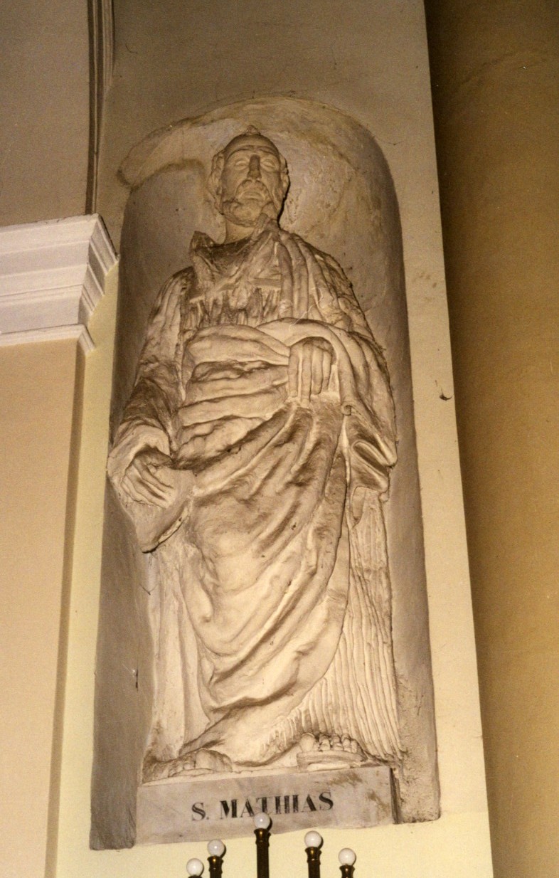 San Mattia apostolo (statua) di Di Meglio Salvatore (sec. XIX)