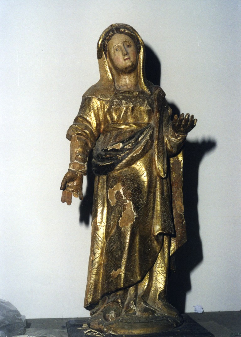 Madonna della Rosa (statua) - ambito sardo (seconda metà sec. XVII)