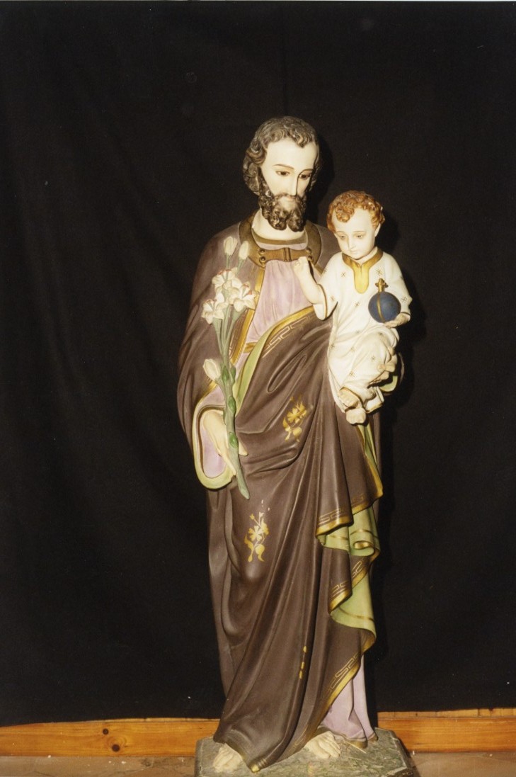 San Giuseppe e Gesù Bambino (statua) di Siculella Pasquale (sec. XX)