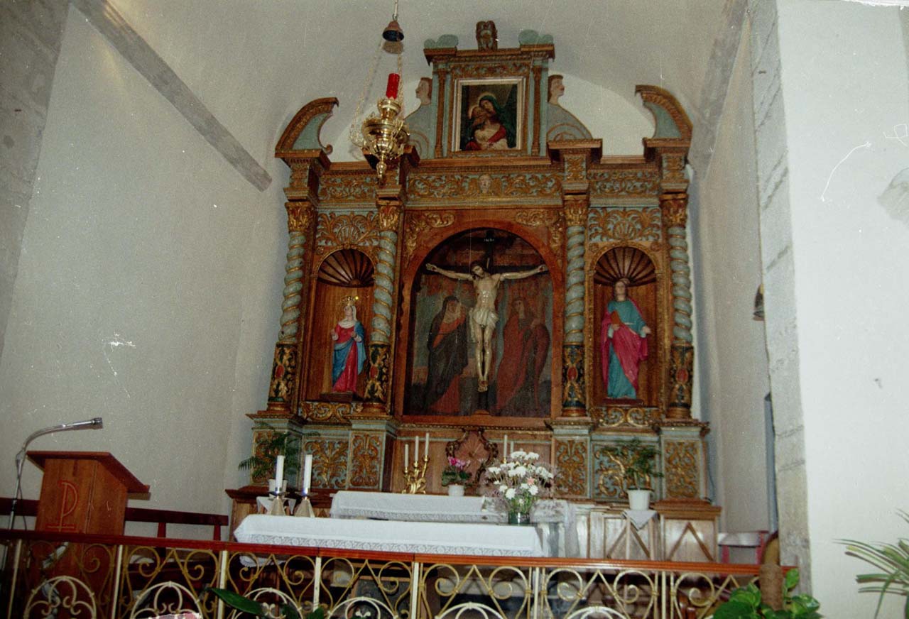 altare maggiore - ambito sardo iberico (prima metà sec. XVIII)
