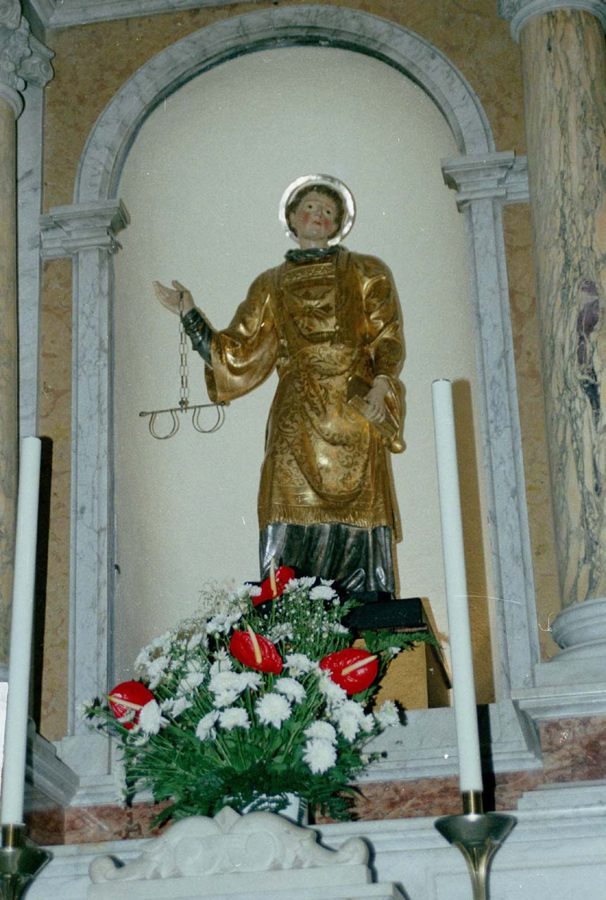 San Leonardo (statua) - ambito sardo iberico (sec. XVIII)