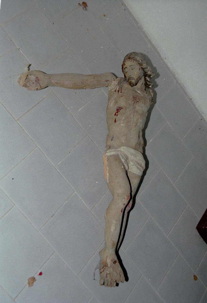 Cristo crocifisso (statua) - ambito sardo iberico (metà sec. XVIII)