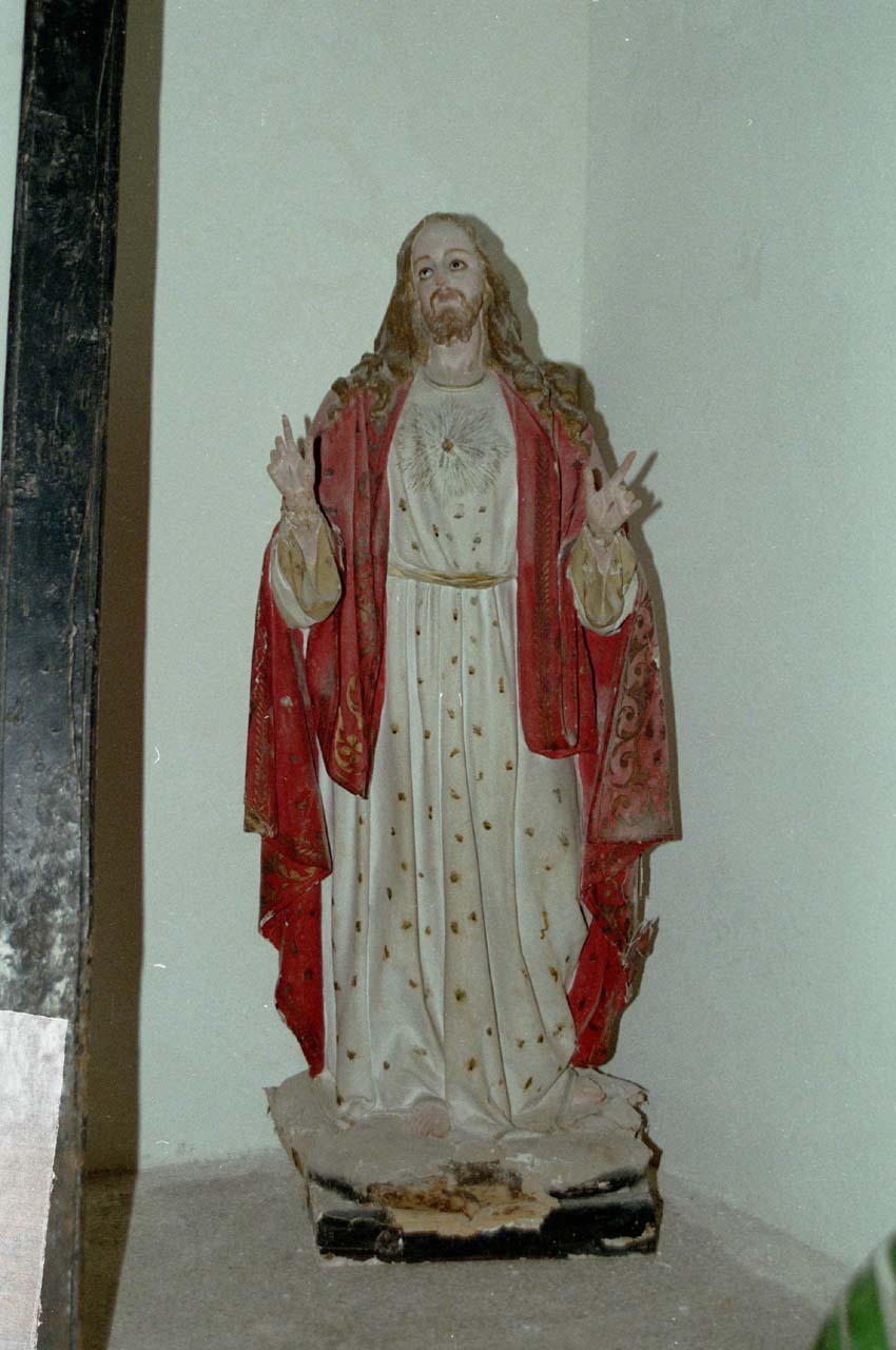 Sacro Cuore di Gesù (statua) - produzione italiana (ultimo quarto sec. XIX)