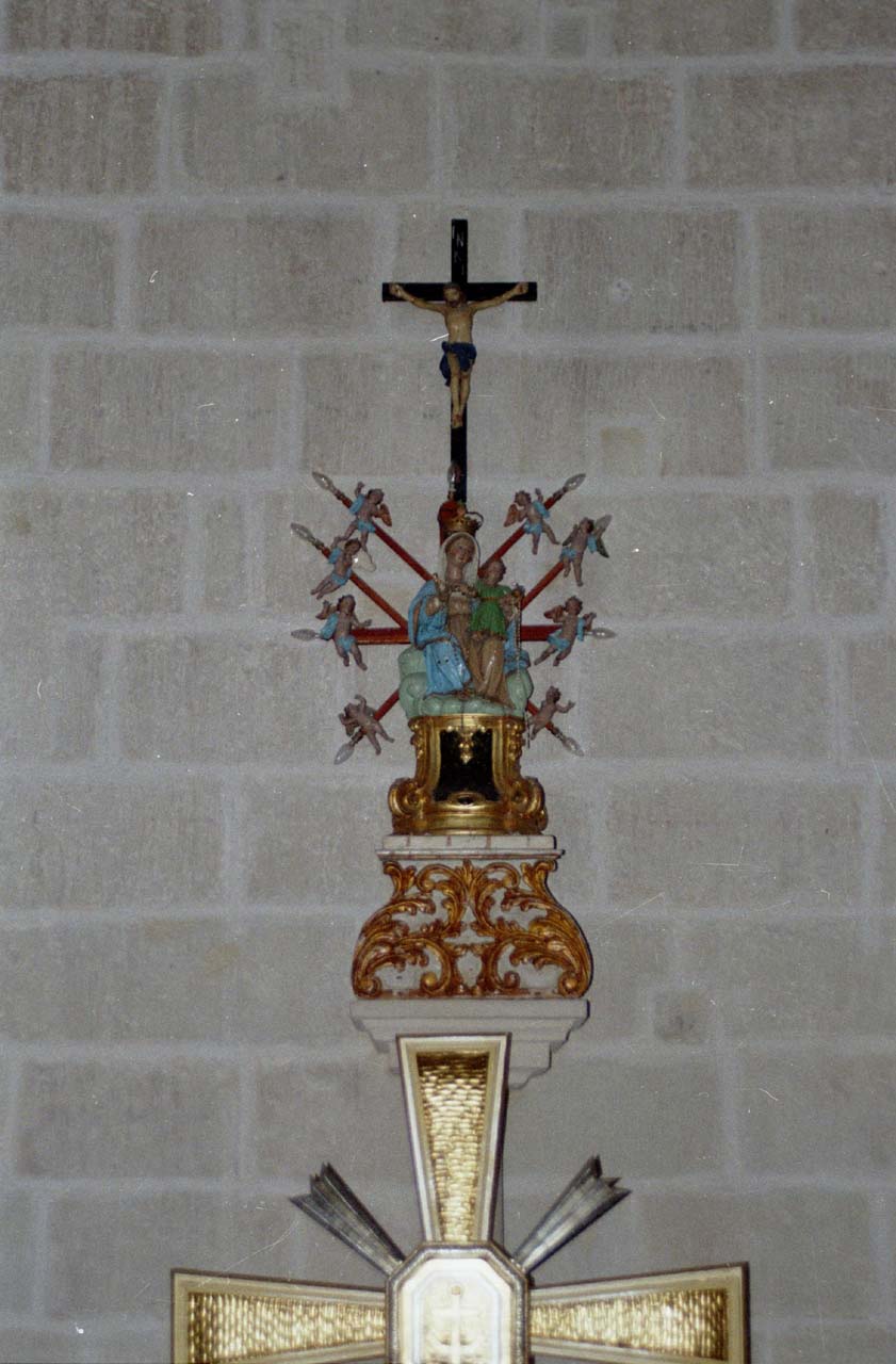 Madonna degli Angeli, Madonna con Bambino e angeli (statua) - ambito Italia meridionale (metà sec. XVIII)