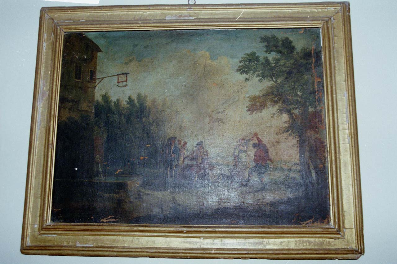 scena campestre (dipinto) - ambito sardo (prima metà sec. XIX)