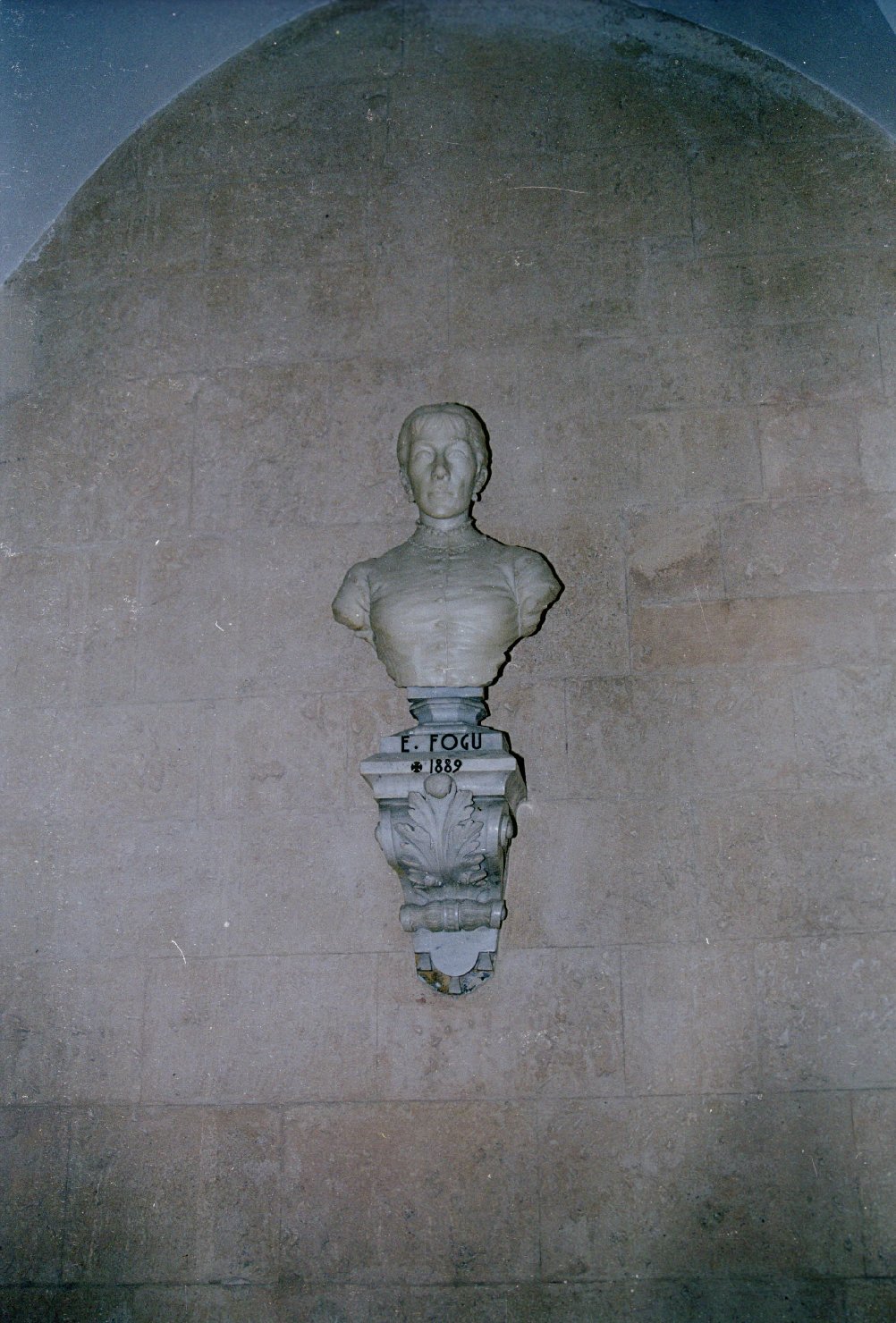ritratto di E. Fogu (busto) di Sartorio Giuseppe (sec. XIX)