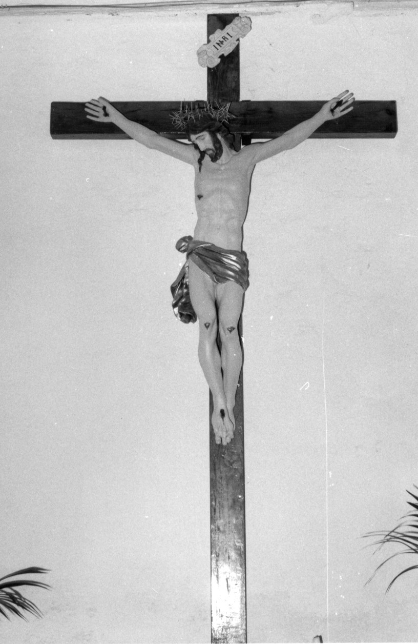 Cristo crocifisso (scultura) - bottega sarda (sec. XVIII)