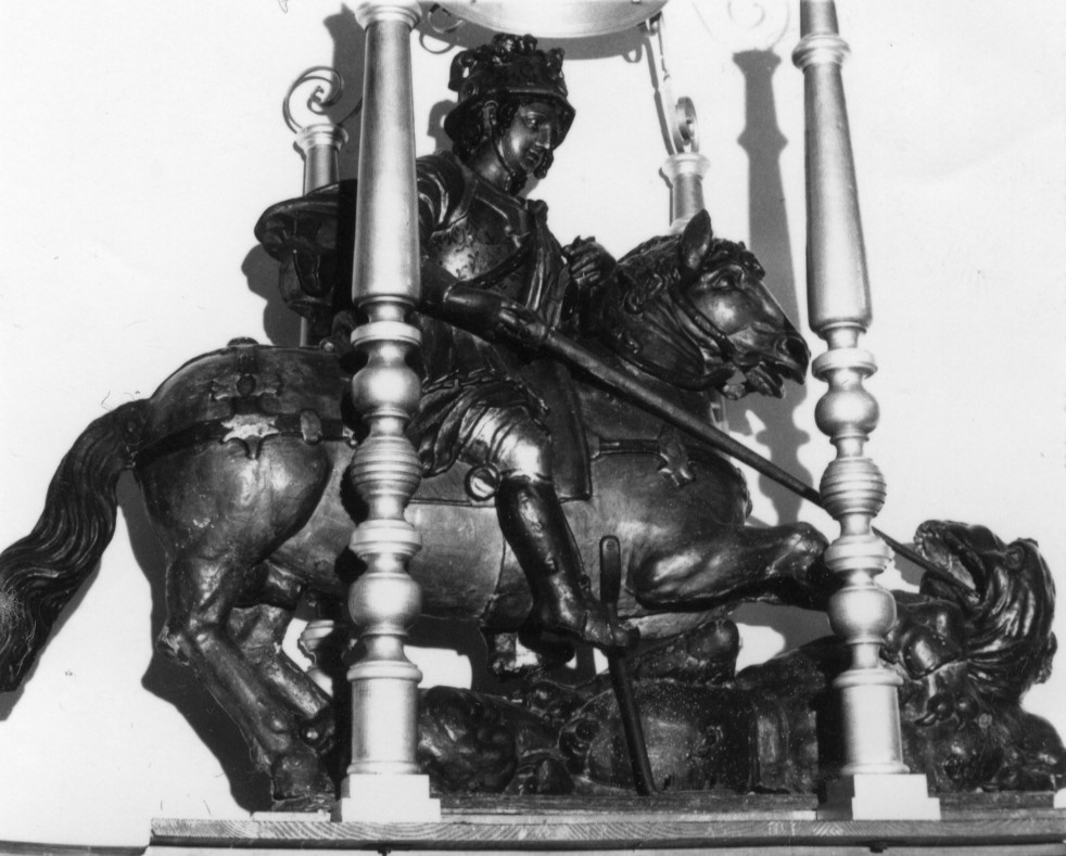 San Giorgio e il drago (scultura) - bottega napoletana (fine sec. XVI)