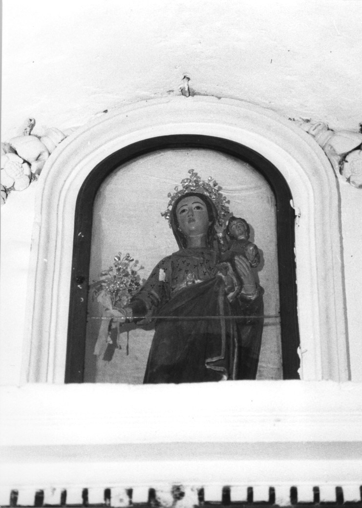 Madonna con Bambino (scultura) - bottega sarda (fine/ inizio secc. XVIII/ XIX)